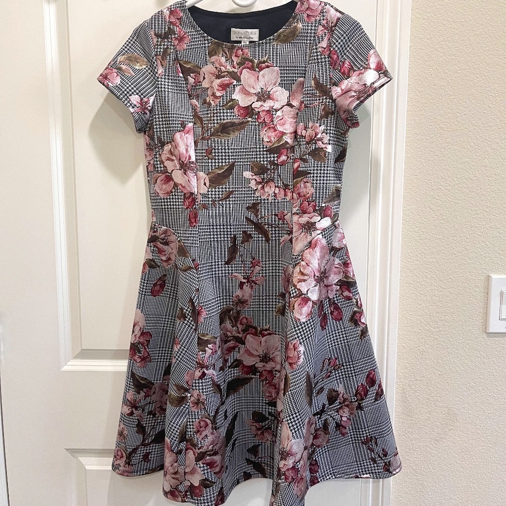 NWT Robbie Bee Black and Pink Dress Women's size PM